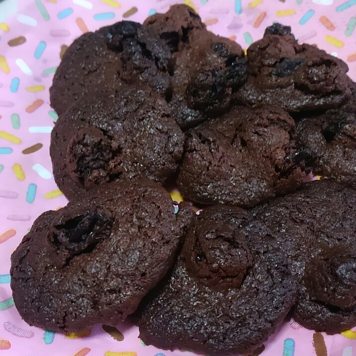 簡単hmと板チョコで レーズン入りチョコクッキー レシピ 作り方 By ミニー7015 楽天レシピ 簡単hmと板チョコで レーズン入りチョコクッキー レシピ 作り方 By ミニー7015 楽天レシピ